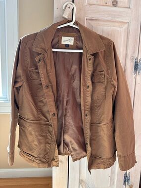 Universal Thread Tan/Brown Canvas Utility Jacket